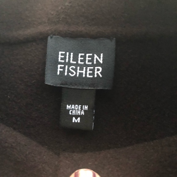 Eileen Fisher Cashmere Blend Coat - Picture 4 of 5